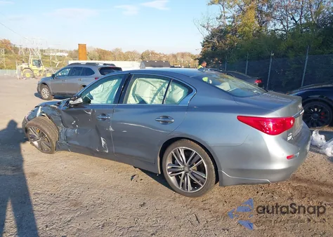 2015 Infiniti Q50 Sport from USA, damaged, VIN JN1BV7AR6FM405526